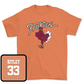 Virginia Tech Orange Women's Basketball Hokie Bird Tee - Elizabeth Kitley | #33