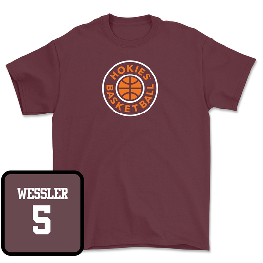 Maroon Men's Basketball Hardwood Tee  - Pat Wessler