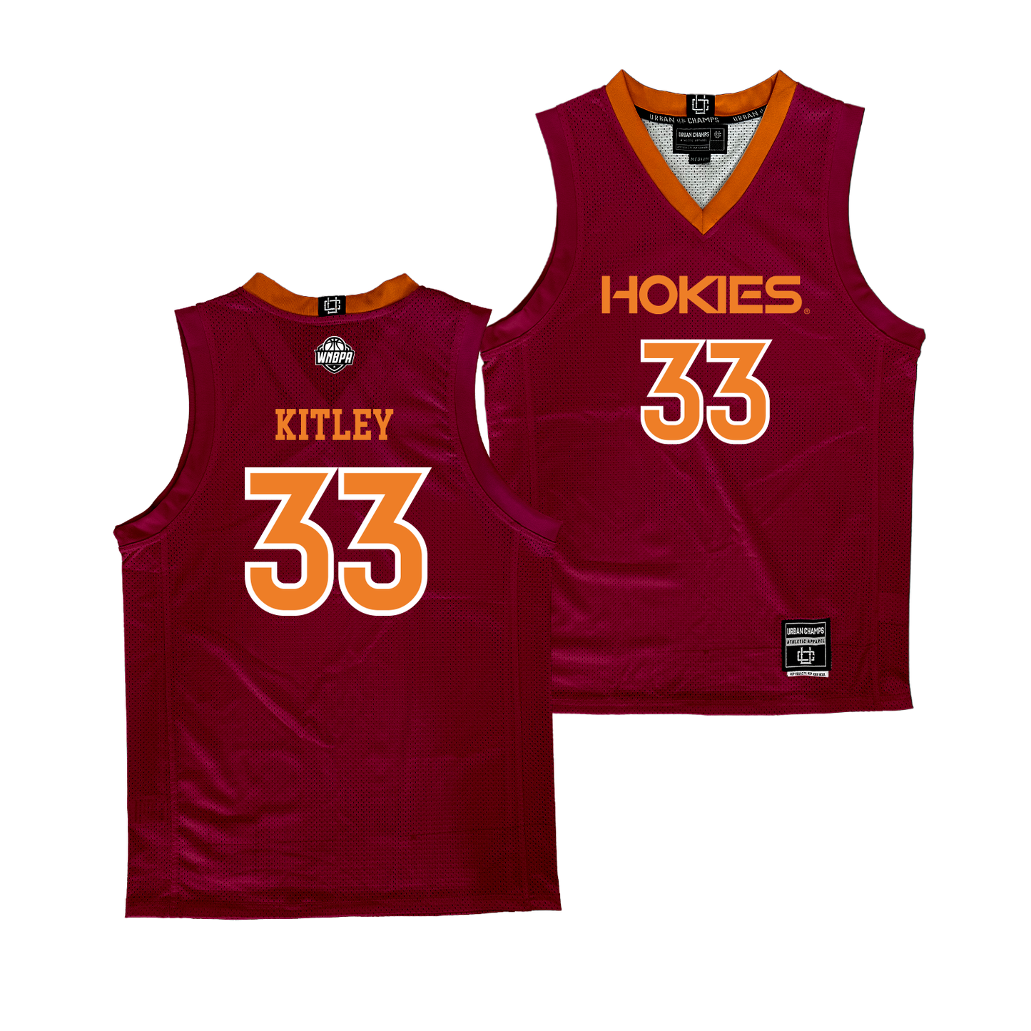 Legacy Collection: Virginia Tech Women's Basketball Maroon Jersey - Liz Kitley #33