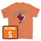 Virginia Tech Orange Softball Hokie Bird Tee  - Emma Mazzarone